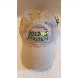 Masters Golf 2012 Cap/Hat New With Tags Adjustable